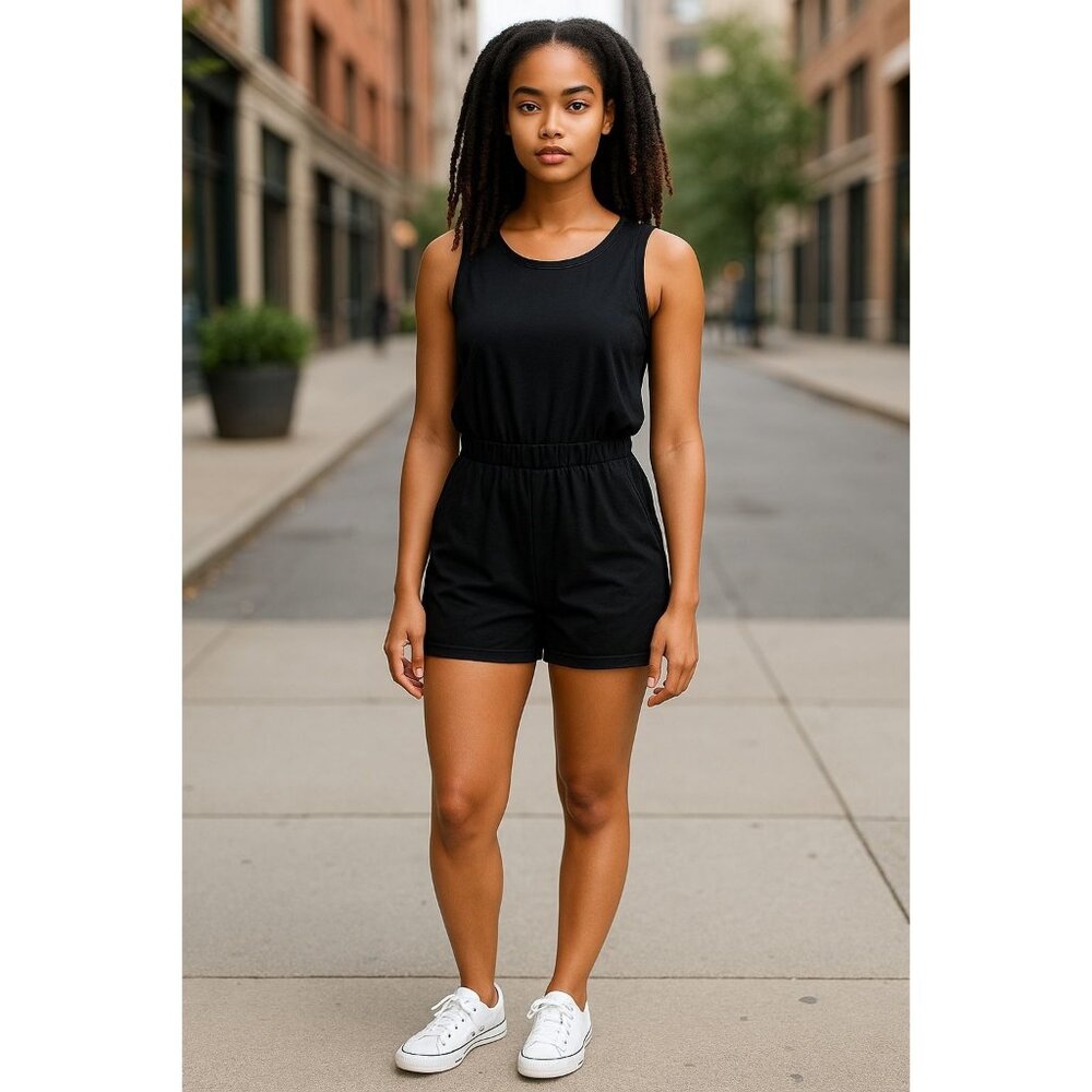 SWEATY BETTY London Women Black Romper SMALL